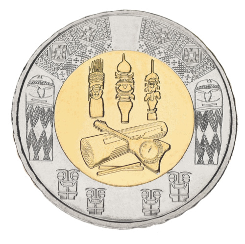 фото Французская Полинезия 200 франков Биметалл 2021 UNC Таити