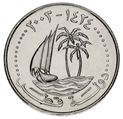 фото Катар 50 дирхам 1973-2003 AU-UNC