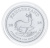 фото ЮАР 1 крюгерранд 2024 Серебро UNC Животное - Антилопа (Ag 999, унция, 31,1 грамм)