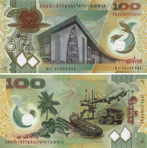 фото Папуа-Новая Гвинея 100 кина 2012 UNC (P33)
