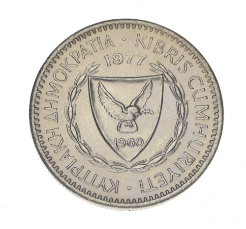 фото Кипр 25 милей 1977 UNC