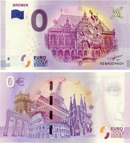 фото Германия 0 ЕВРО 2017 UNC Город Бремен