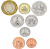 фото Джерси набор из 8 монет 1998-2016 AU-UNC 1, 2, 5, 10, 20, 50 пенсов, 1,2 фунта