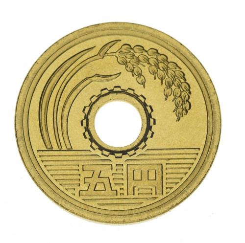 фото Япония 5 йен 1948-2019 UNC