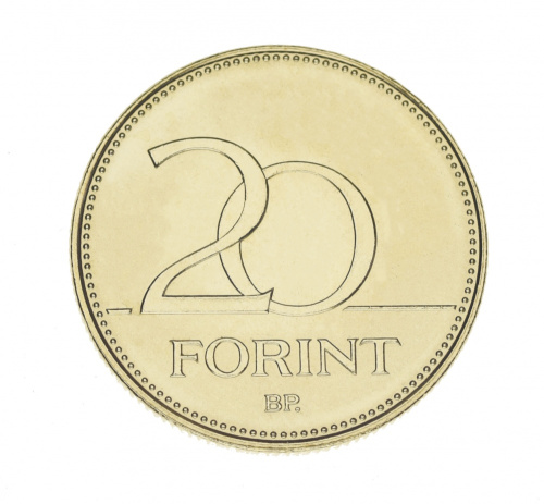 фото Венгрия 20 форинтов 2020 UNC Медицина Медики - Героям борьбы с пандемией коронавируса COVID-2019