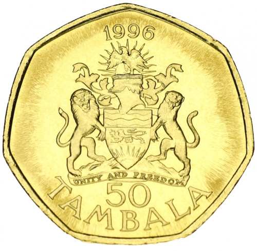 фото Малави 50 тамбал 1996-2006 AU-UNC
