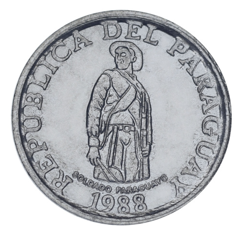 фото Парагвай 1 гуарани 1988 UNC