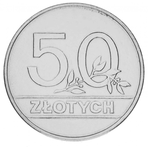 фото Польша 50 злотых 1990 AU-UNC
