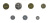 фото Мальдивы набор из 7 монет 1984-2012 UNC 1, 5, 10, 25, 50 лаари, 1, 2 руфии