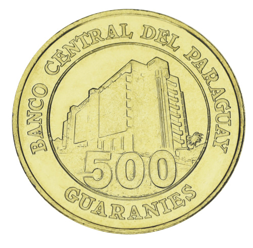 фото Парагвай 500 гуарани 1993 UNC (KM#195)