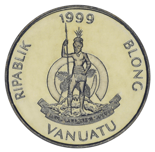 фото Вануату 10 вату 1999 UNC (KM#6)