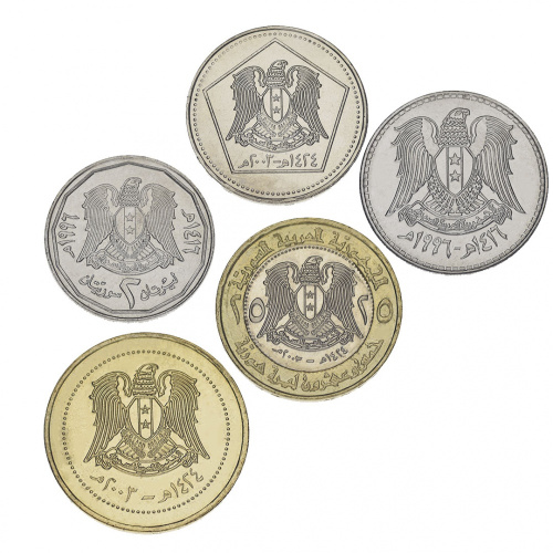 фото Сирия набор из 5 монет UNC