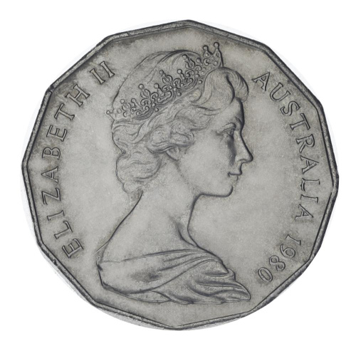 фото Австралия 50 центов 1980 F-VF