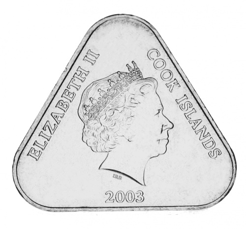 фото Острова Кука набор из 8 монет 1975-2003 AU-UNC 1, 2, 5, 10, 50 центов, 1, 2, 5 долларов