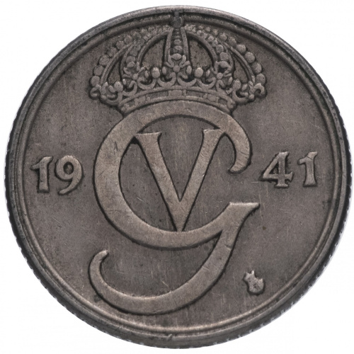 фото Швеция 25 эре 1941 VF (KM#798)