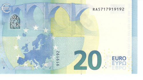 фото Германия 20 евро 2015 RA R008 UNC