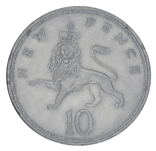 фото Великобритания 10 пенсов 1969 F-VF