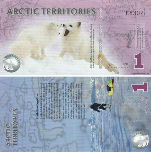 фото Арктика 1 полярный доллар 2012 UNC