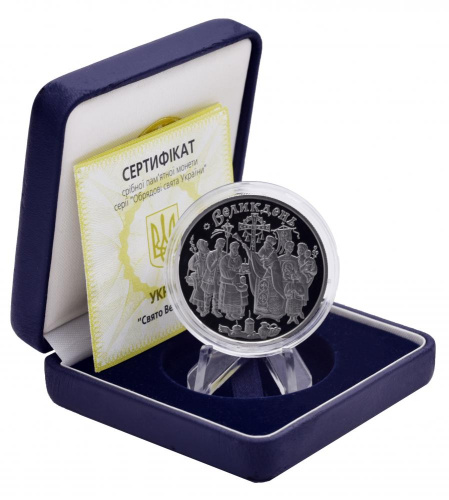 фото Украина 10 гривен 2003 Серебро Proof Праздник Пасхи (Ag 925, унция, 31.1 грамм)