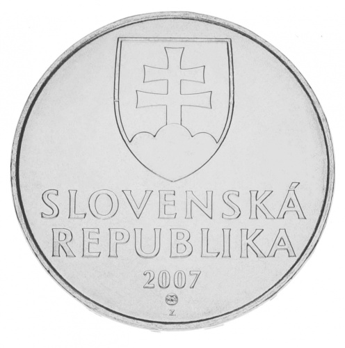 фото Словакия 2 кроны 2007 UNC
