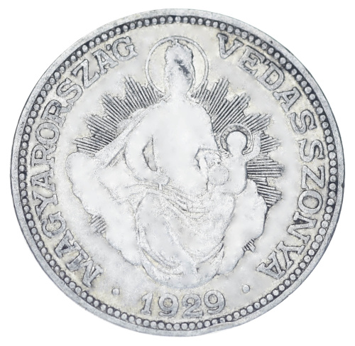 фото Венгрия 2 пенго 1929 Серебро F-VF