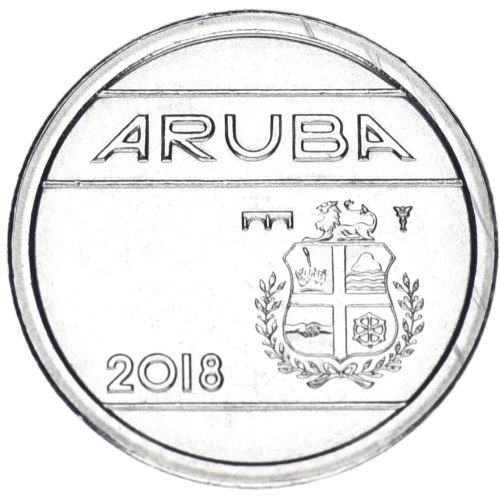 фото Аруба 5 центов 2018 UNC