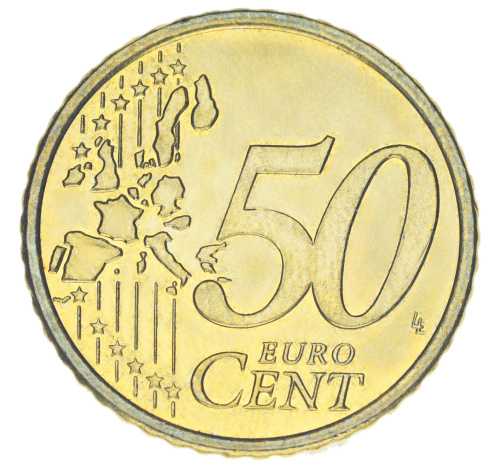 фото Испания 50 евроцентов 1999 UNC
