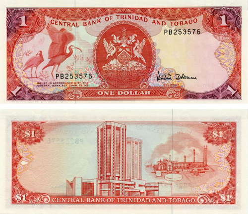 фото Тринидад и Тобаго 1 доллар 1985 UNC (P36)