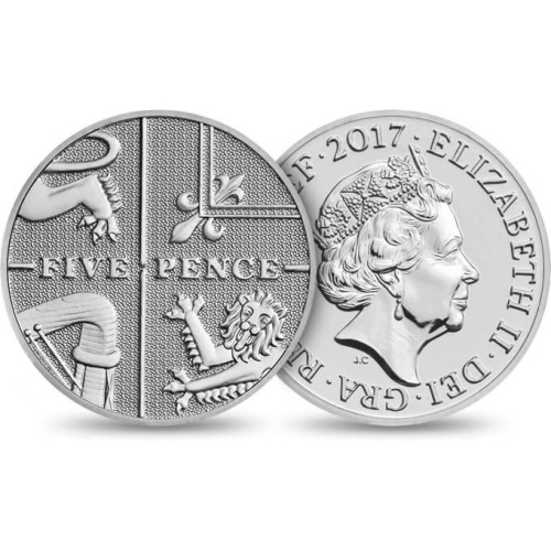 фото Великобритания набор из 13 монет 2017 UNC 1, 2, 5, 10, 20, 50, 50 пенсов, 1, 2, 2, 2, 5, 5 фунтов