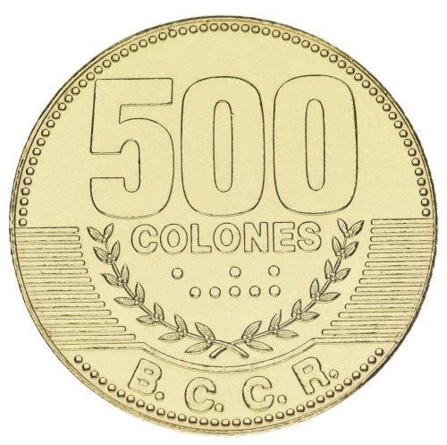 фото Коста-Рика 500 колонов 2015 UNC