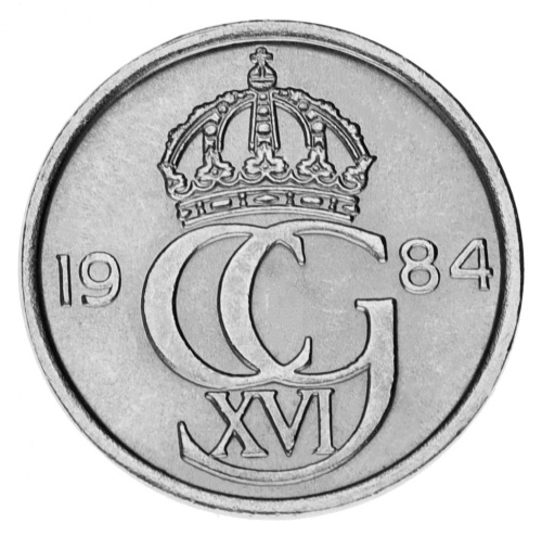 фото Швеция 10 эре 1984 AU-UNC