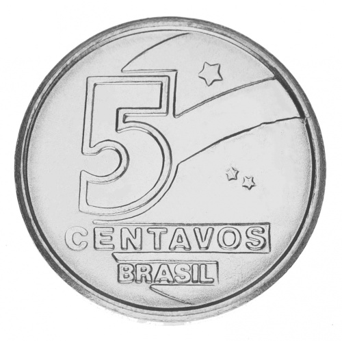фото Бразилия 5 сентаво 1989 UNC