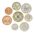 фото Гернси набор из 8 монет 1998-2012 UNC 1, 2, 5, 10, 20, 50 пенсов, 1, 2 фунта
