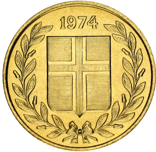 фото Исландия 50 эйре 1974 UNC