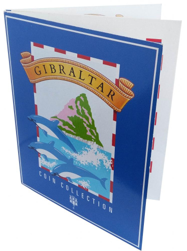 фото Гибралтар набор из 9 монет 1990 UNC