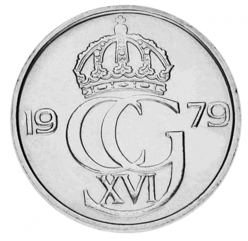 фото Швеция 50 эре 1979 AU-UNC