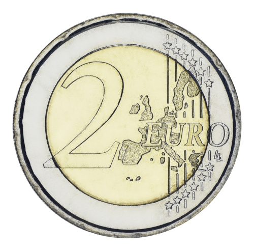 фото Италия 2 евро 2002 Биметалл AU-UNC