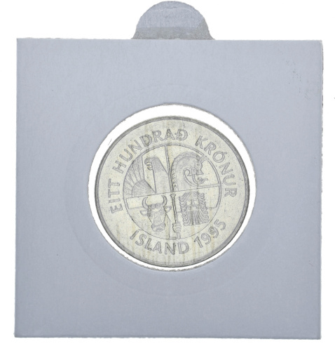 фото Исландия 100 крон 1995 F-VF Рыба