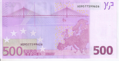 фото Германия 500 евро 2002 X R019 AU-UNC