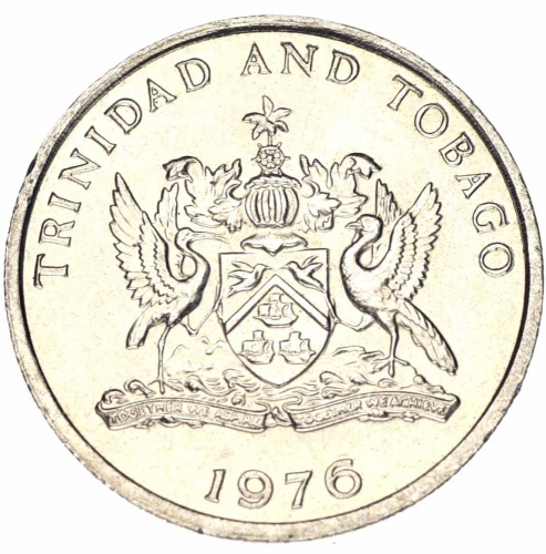фото Тринидад и Тобаго 25 центов 1976 F-VF