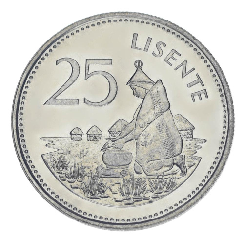 фото Лесото 25 лисенте 1985 UNC