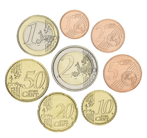 фото Австрия набор из 8 монет евро 2019 UNC 1, 2, 5, 10, 20, 50 центов, 1, 2 евро