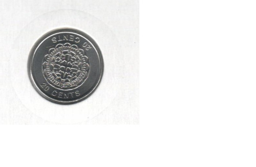 фото Соломоновы острова 20 центов 2012 UNC (KM#236)