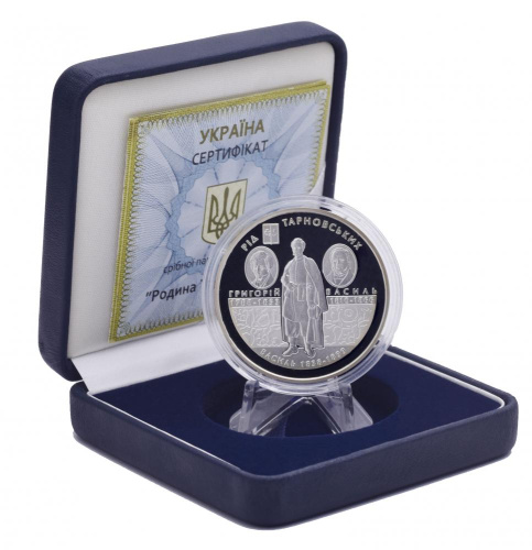 фото Украина 10 гривен 2010 Серебро Proof Семья Тарновских (Ag 925, унция, 31.1 грамм)