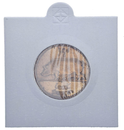 фото Ирландия 1/2 пенни 1943 F-VF Свинья