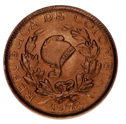 фото Колумбия набор из 8 монет 1965-1989 AU-UNC 1, 10, 20, 50 сентаво, 1, 2, 5, 20 песо