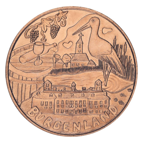 фото Австрия 10 евро 2015 UNC Земли Австрии - Бургенланд