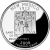 фото США 25 центов (квотер) 2008 P «Штаты и территории - Нью Мексика» UNC (KM#422)
