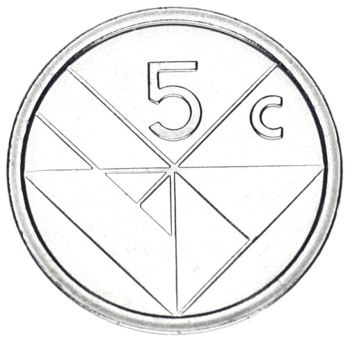 фото Аруба 5 центов 2018 UNC
