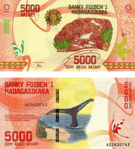 фото Мадагаскар 5000 ариари 2017 UNC (P102)
